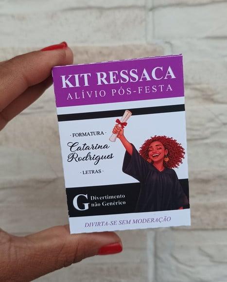 Caixinha p/ Kit Ressaca Formatura Letras