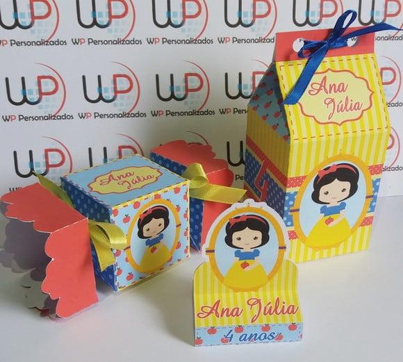 Kit Festa Branca de Neve Baby - 50 Unidades