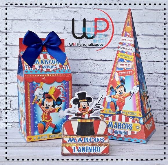 Kit Festa Circo do Mickey - 30 Unidades