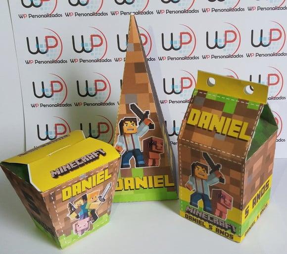 Kit Festa Minecraft - 40 Unidades