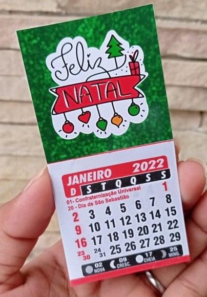 Mini Calendário Personalizado
