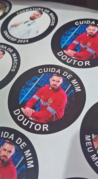 Adesivo para Formatura - 5x5cm