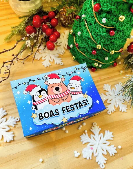 Caixa com Bombons - Natal