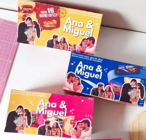 Caixa de Bombom Personalizada c/ Fotos