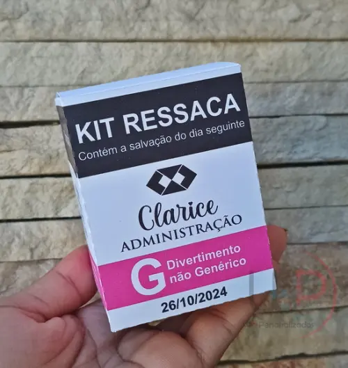 Caixa Kit Ressaca Desmontadas - 50 Unidades