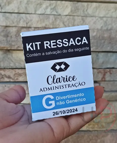 Caixa Kit Ressaca Formatura Administração