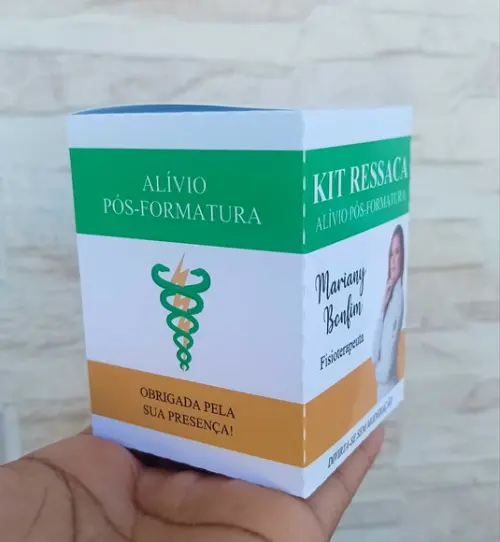 Caixa Kit Ressaca Formatura Fisioterapia