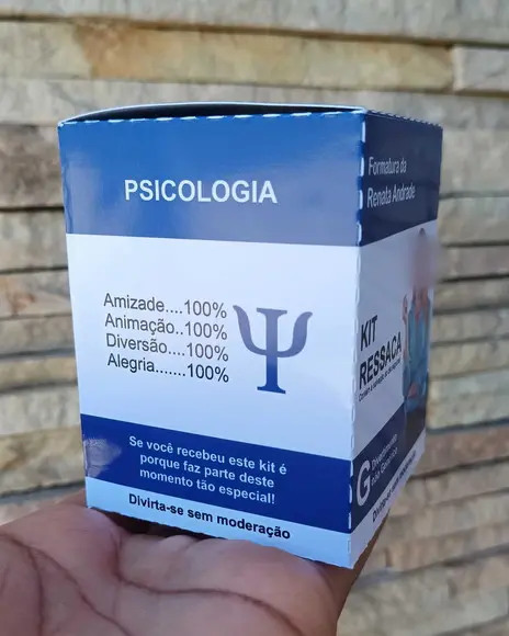 Caixa Kit Ressaca Formatura Psicologia