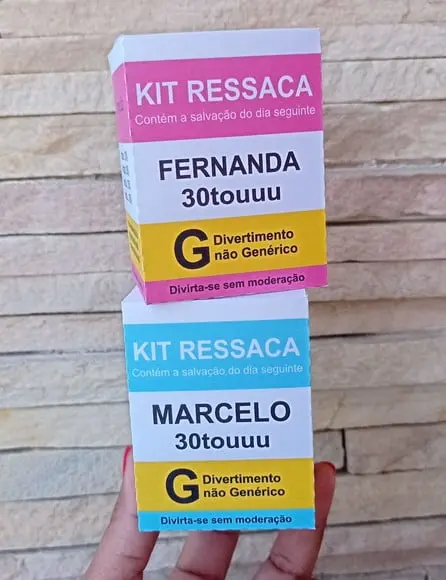 Caixa Kit Ressaca Personalizada