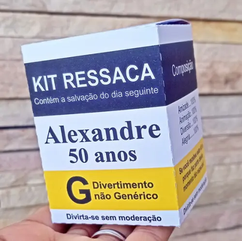 Caixa Kit Ressaca Personalizada