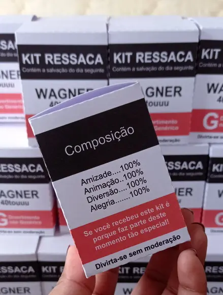 Caixa Kit Ressaca Personalizada