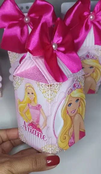 Caixa Milk 3d Barbie