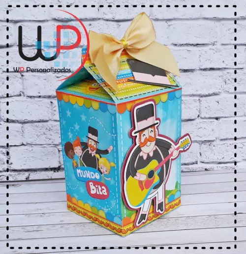 Caixa Milk 3d Mundo Bita