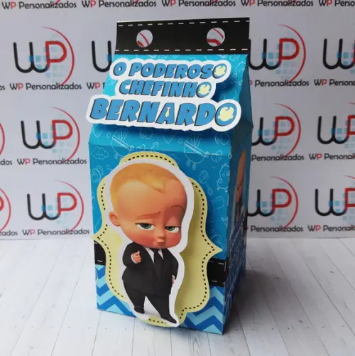 Caixa Milk 3d Poderoso Chefinho