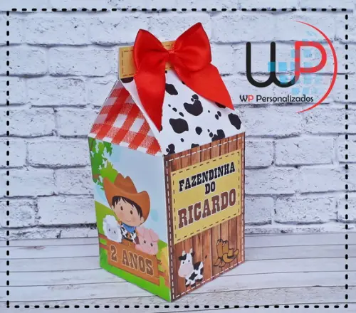 Caixa Milk Fazendinha