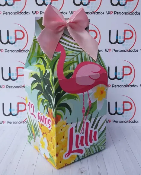 Caixa Milk Flamingo