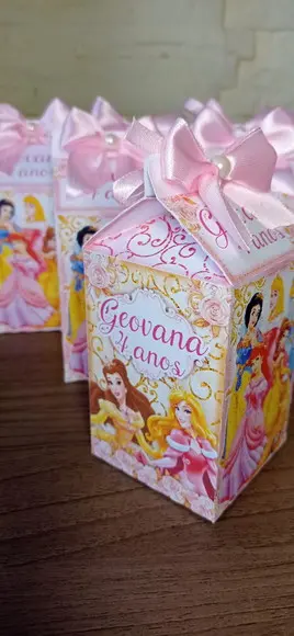 Caixa Milk Princesas Disney