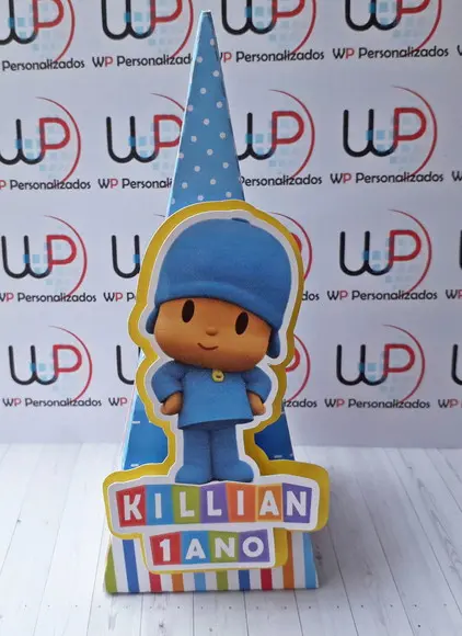 Caixa Pirâmide 3d Pocoyo