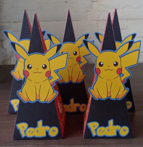 Caixa Pirâmide Pikachu