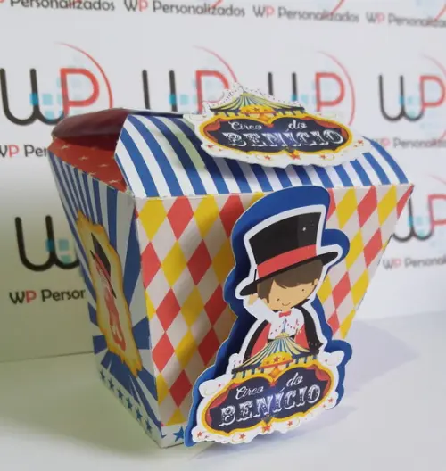 Caixa Sushi 3d Circo