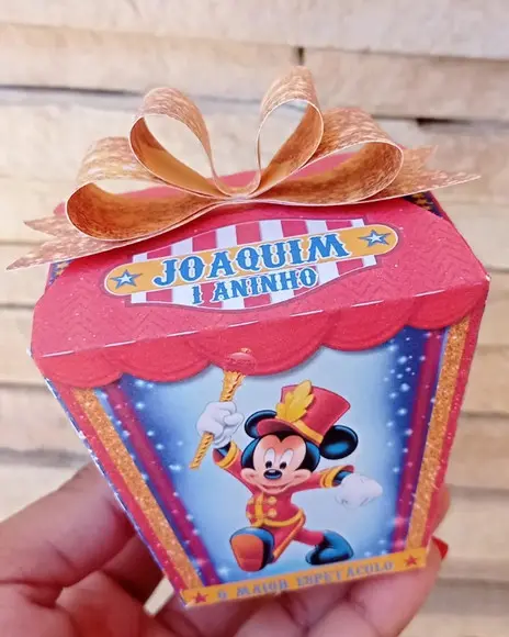 Caixa Sushi Circo do Mickey