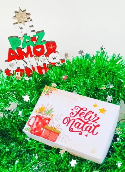 Caixinha para Docinhos - Feliz Natal