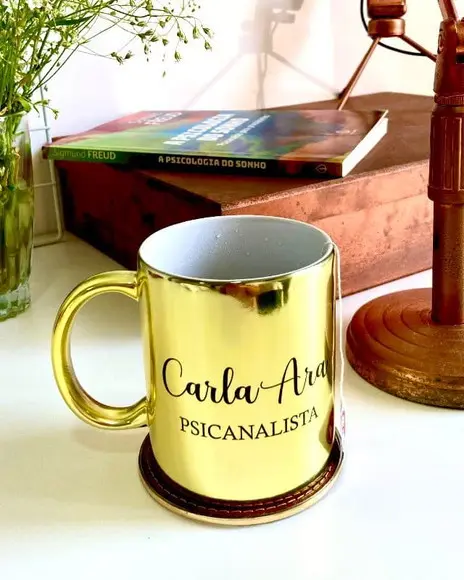 Caneca Cromada Psicanalista