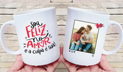 Caneca Dia dos Namorados c/ foto