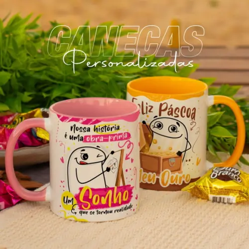 Caneca Personalizada Flork Páscoa