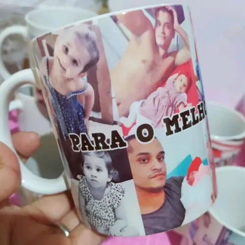 Caneca Personalizada Mosaico