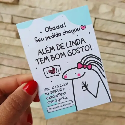 Cards de Agradecimento Flork