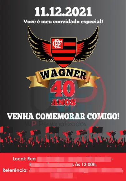 Convite Virtual Flamengo