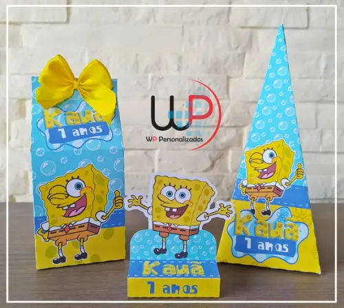 Kit Festa Bob Esponja - 30 Unidades