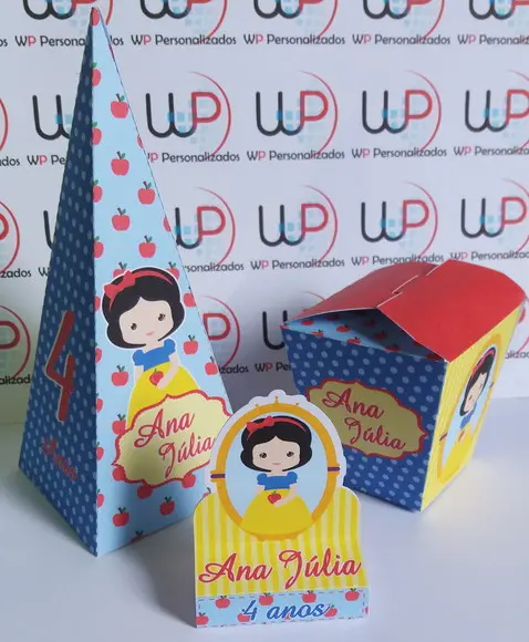 Kit Festa Branca de Neve Baby - 50 Unidades