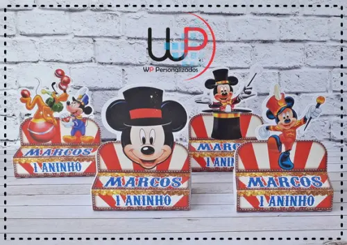 Kit Festa Circo do Mickey - 30 Unidades