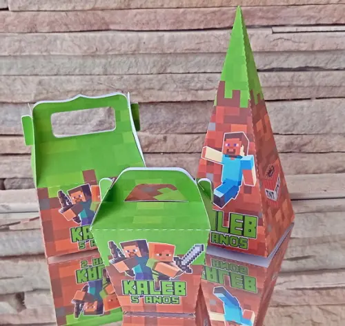 Kit Festa Minecraft - 30 Unidades