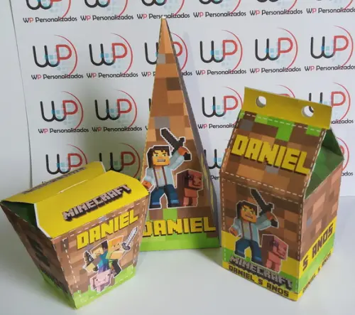 Kit Festa Minecraft - 40 Unidades