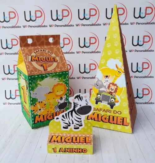 Kit Festa Safari - 30 Unidades