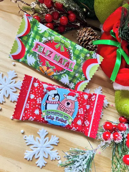 Kit Kat Personalizado - Natal