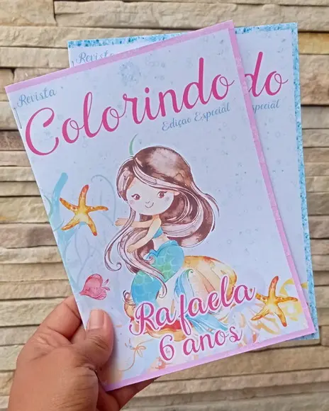 Livrinho de Colorir Fundo do Mar
