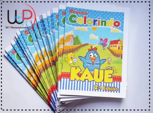 Livrinho de Colorir Galinha Pintadinha