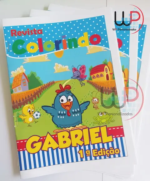 Livrinho de Colorir Galinha Pintadinha