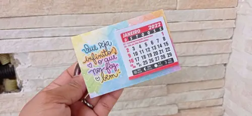 Mini Calendário de Mesa