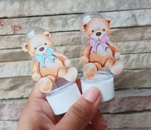 Mini Tubete 3d Ursinhos- 10 Unidades