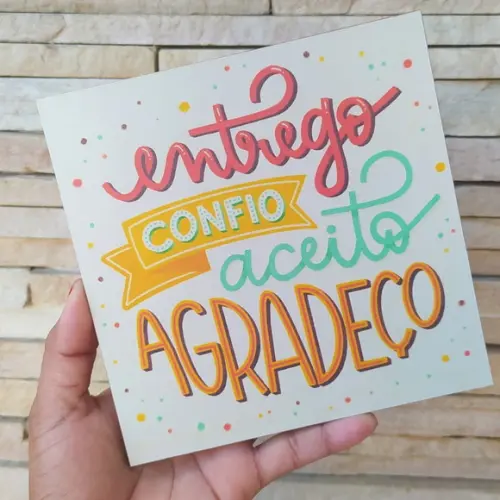 Placa de mdf Personalizada 15x15cm