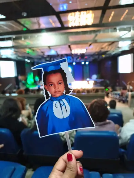 Plaquinha com Foto Formatura