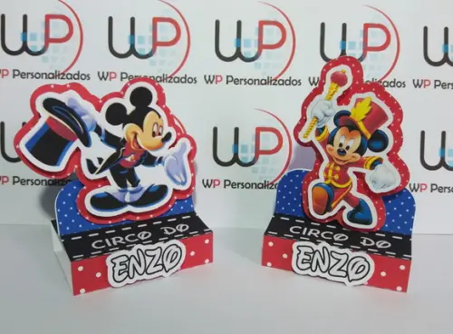 Porta Bis 3d Circo do Mickey