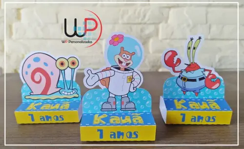 Porta Bis Duplo Bob Esponja
