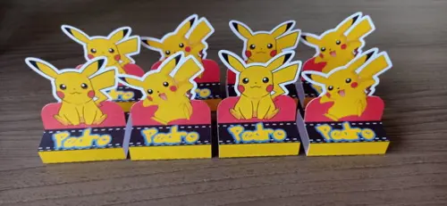 Porta Bis Pikachu Pokémon - 10 Unidades