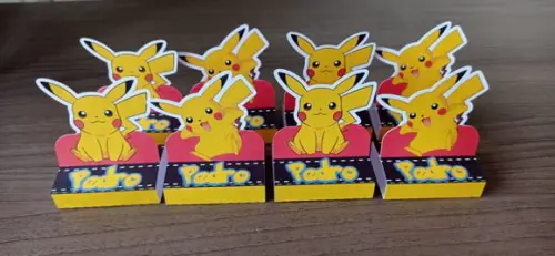 Porta Bis Pikachu Pokémon - 10 Unidades